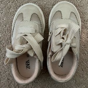 Zara gold sneakers size 22